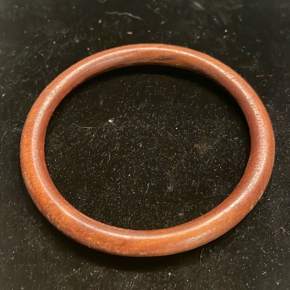 8” stackable wooden oak bangle bracelet - Picture 1 of 7